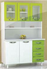 Armário de Cozinha com 6 Portas, 3 Gavetas Lux  - Colormaq