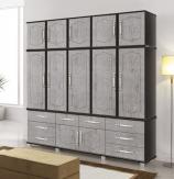 Guarda Roupa Triplex - 12 portas, 8 gavetas com chave